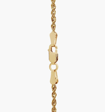 " Rope Chain In 14k Yellow Gold (2 Mm)