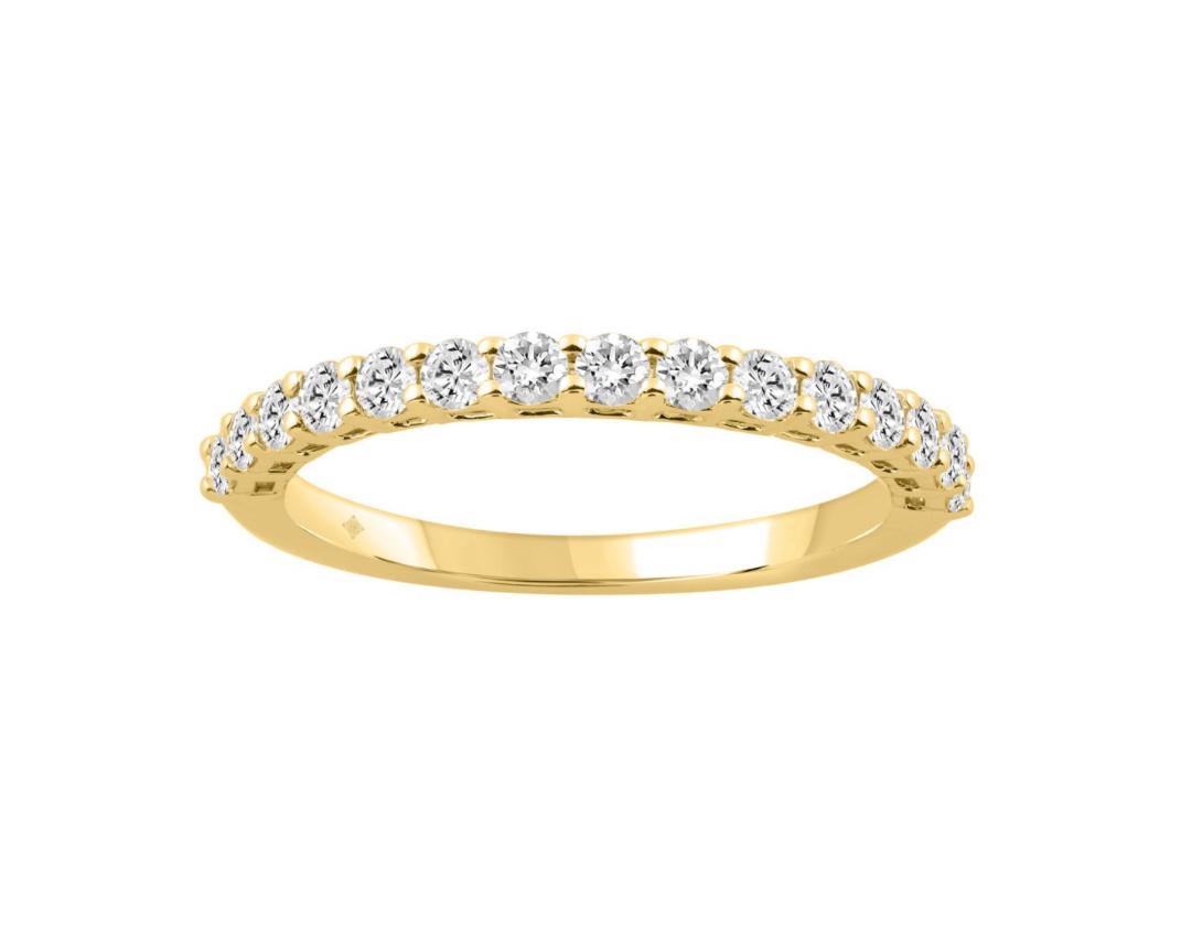 PRODUCT TYPE BAND 14K YELLOW GOLD 1/4CT ROUND DIAMOND LADIES BAND Price for 0.25 Ct