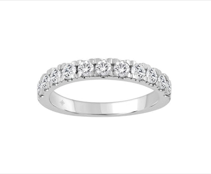K WHITE GOLD 1/4CT ROUND DIAMOND LADIES BAND Price for 0.25 Ct