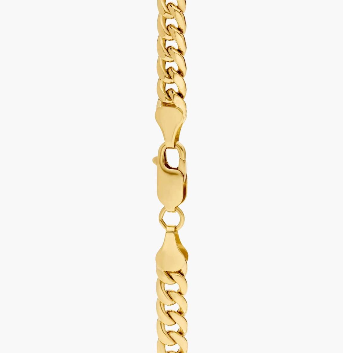 " Miami Cuban Link Chain In 14k Yellow Gold (6 Mm)