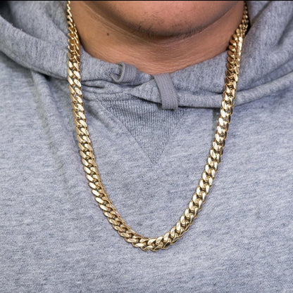 mm Chains – Bold & Statement-Making ● 14K Miami Cuban Link Chain - 10mm ○ Price: