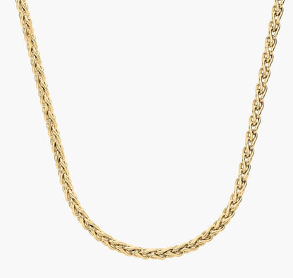 " Wheat Chain In 14k Yellow Gold (1.2 Mm)
