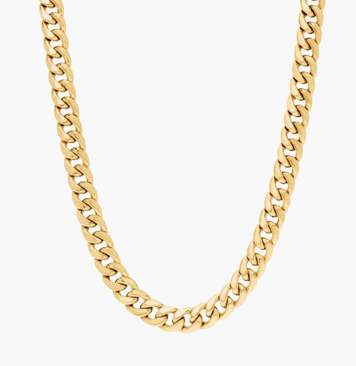" Miami Cuban Link Chain In 14k Yellow Gold (6 Mm)
