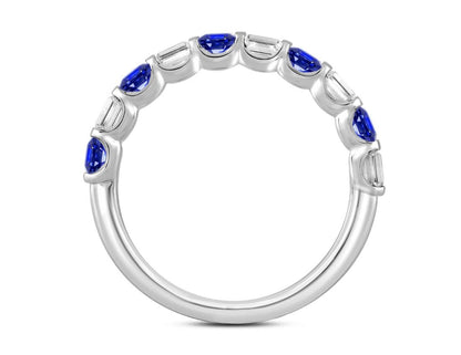 DIAMOND SHAPE 2 RUBY EMERALD DIAMOND GENDER LADIES PRODUCT TYPE RING 14K WHITE GOLD 1/2CT EMERALD DIAMOND LADIES BAND
