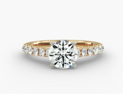 Diamond Engagement Ring In 14kt Yellow Gold (1/2 Ct. Tw.)