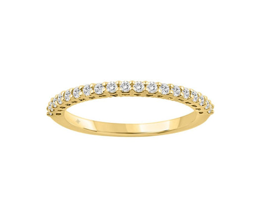 PRODUCT TYPE BAND 14K YELLOW GOLD 1/4CT ROUND DIAMOND LADIES BAND Price for 0.25 Ct