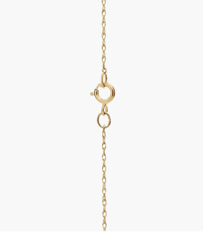 Oval Birthstone Aquamarine Pendant Necklace In 14K yellow Gold (9x7mm)